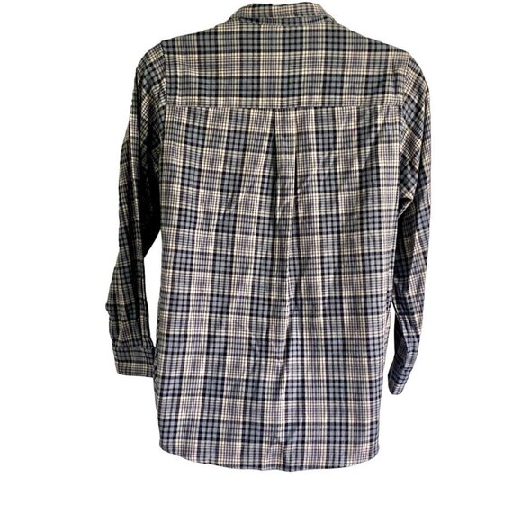 August Max Woman Plaid Long Sleeve Button Up Shirt Size 1X NEW - Picture 5 of 9